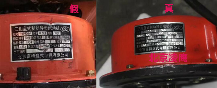 福特真假電機(jī)對比